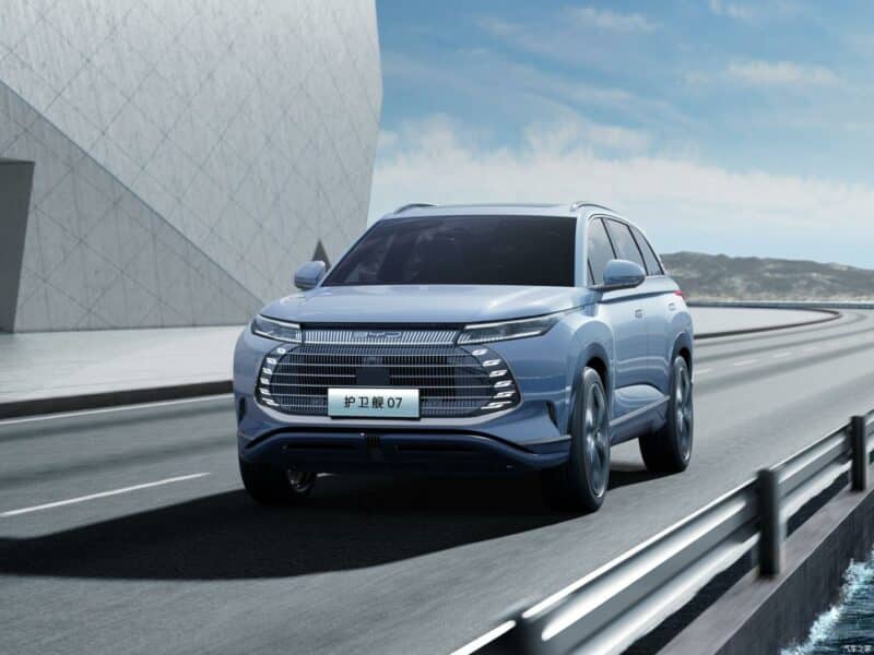 BYD Frigate 7 side profile