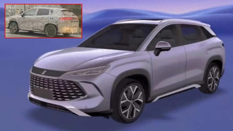 BYD Song Plus front three-quarter render