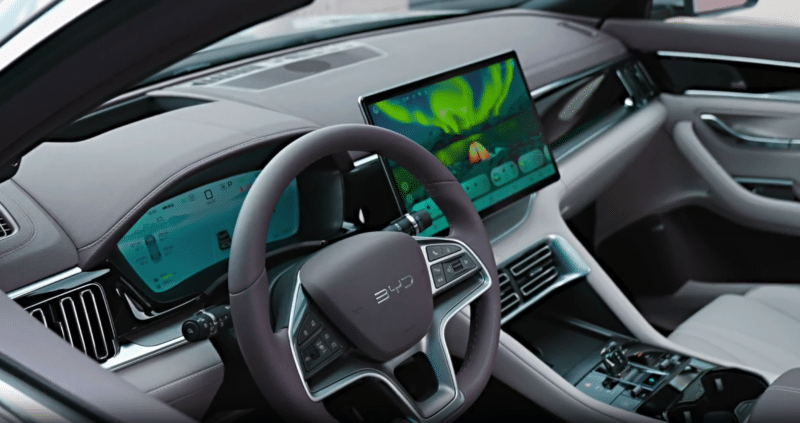 BYD Song Plus dashboard overview