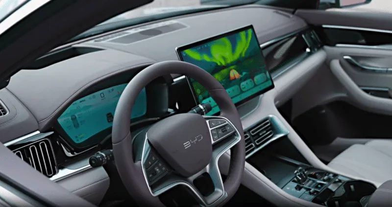 BYD Song Plus dashboard overview