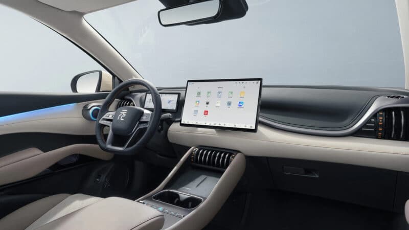 BYD Yuan Plus infotainment screen