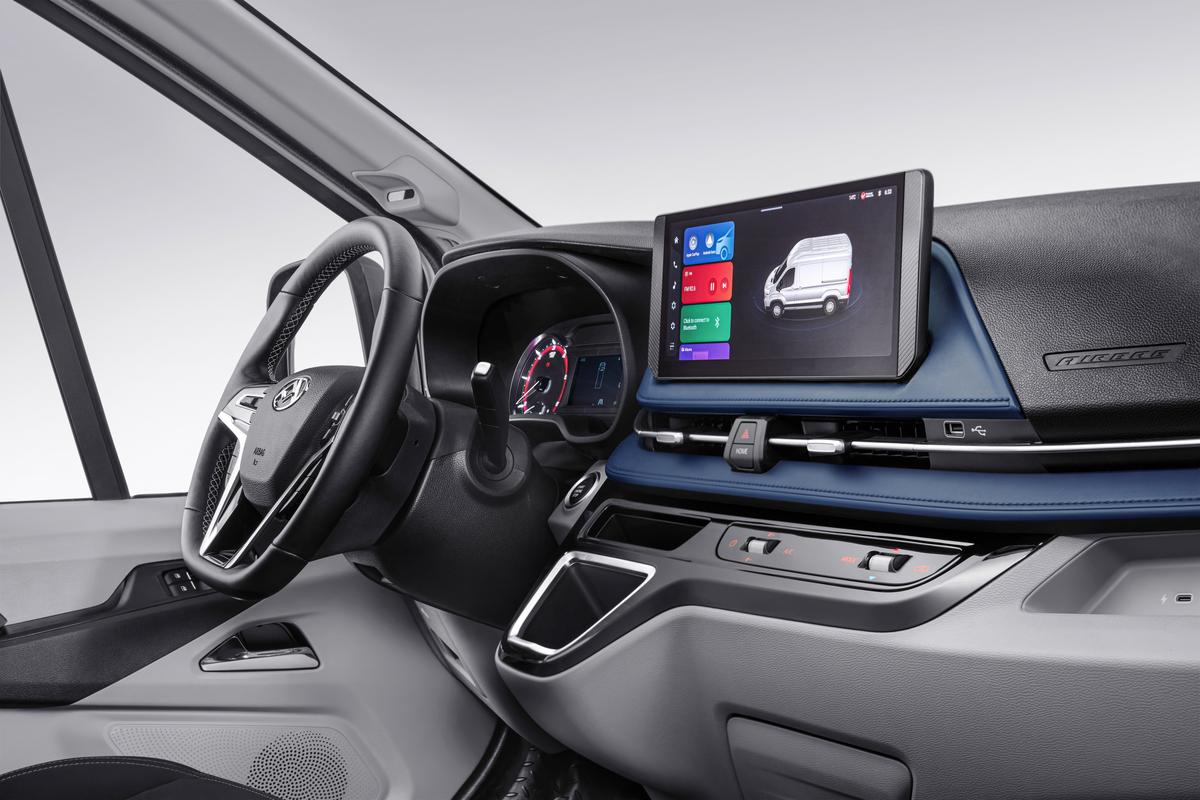 eDeliver 9 dashboard and infotainment