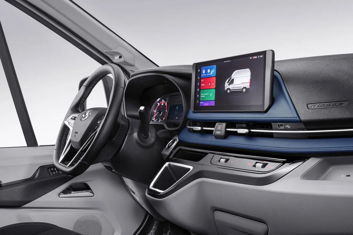 eDeliver 9 dashboard and infotainment