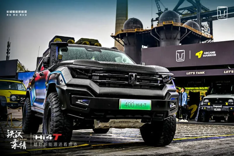 GWM Tank 400 side profile
