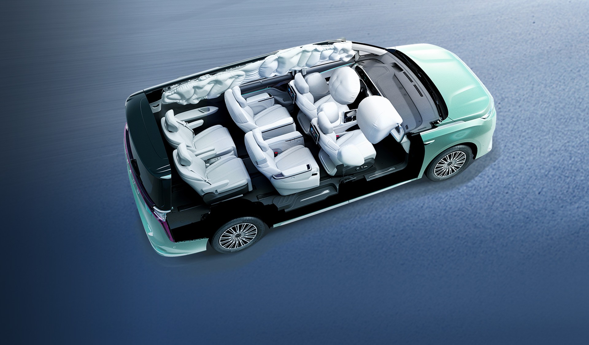 MIFA 9 airbag deployment aerial