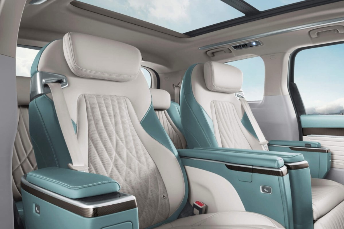 MIFA 9 luxury rear captain seats teal