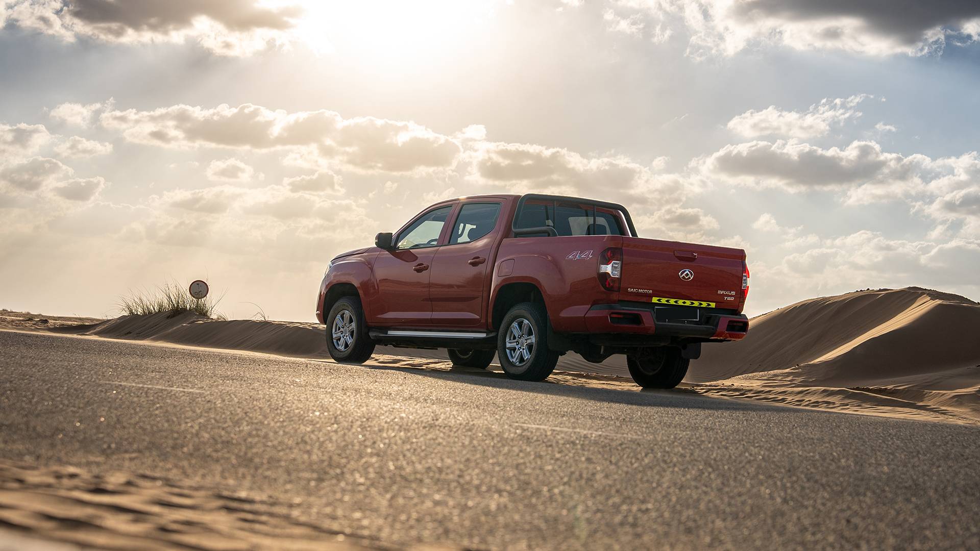 T60 rear three-quarter red desert