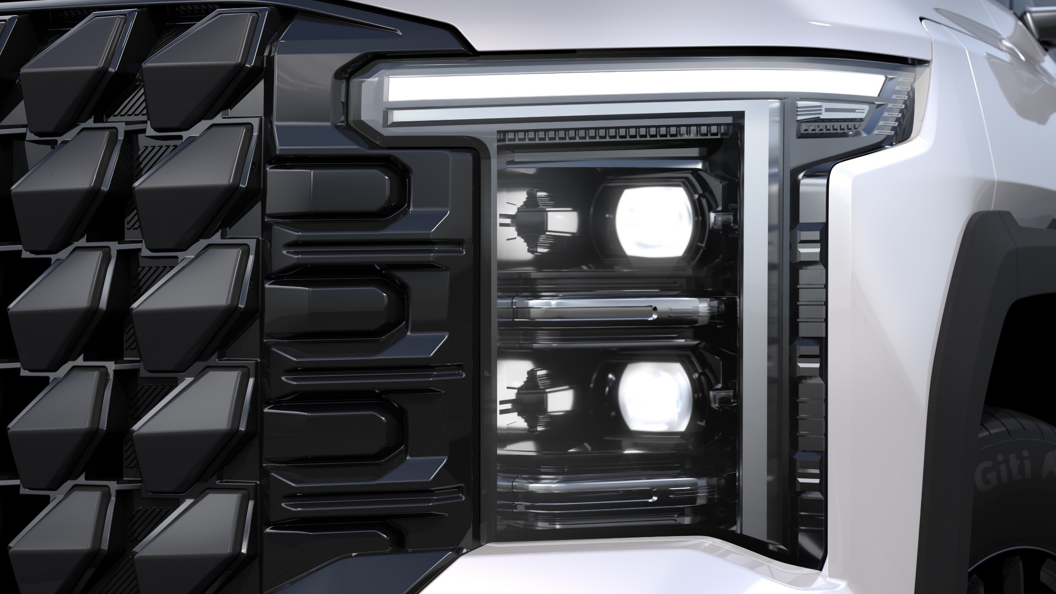 Terron 9 headlight LED detail