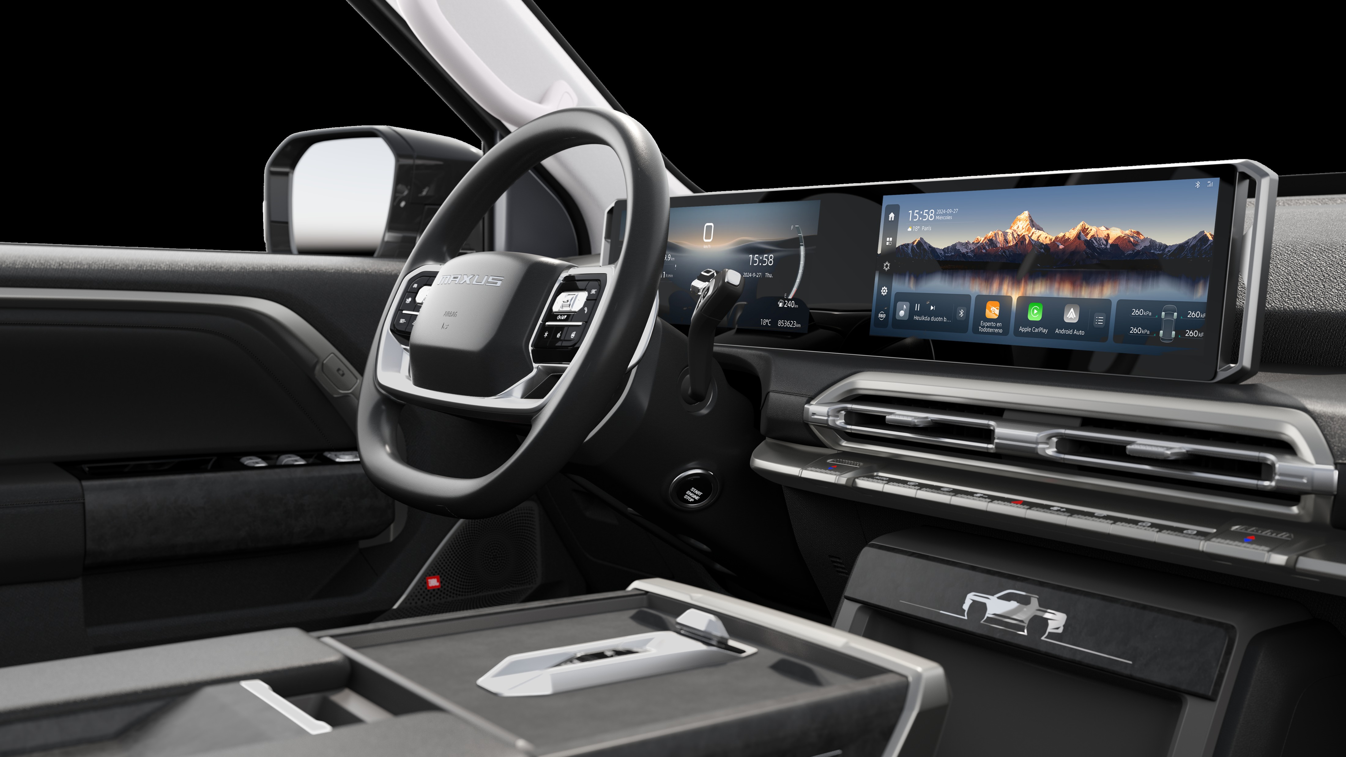 Terron 9 infotainment screen